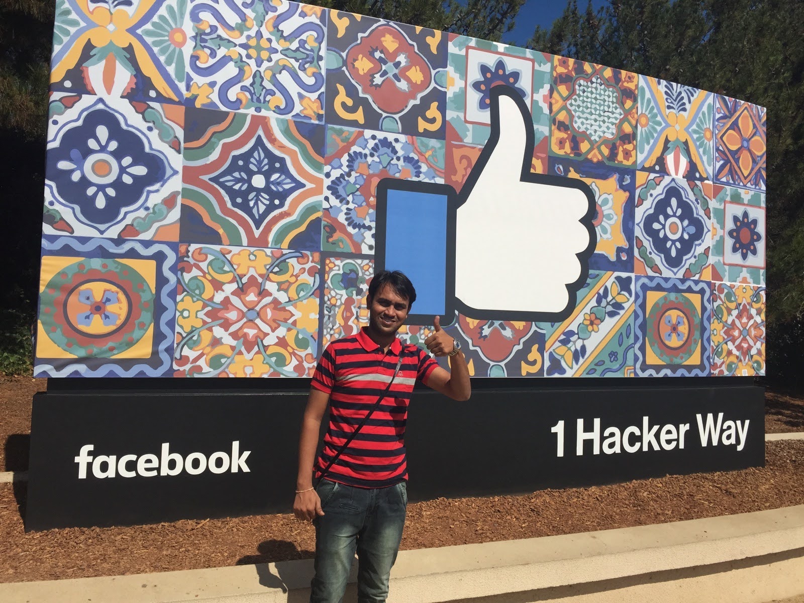 At Facebook Campus in 2015