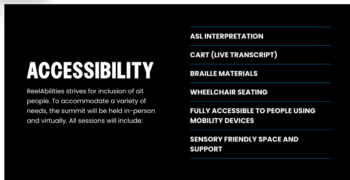 InfoListBlock showing an expandable accordion-style list with a main header and collapsible content sections