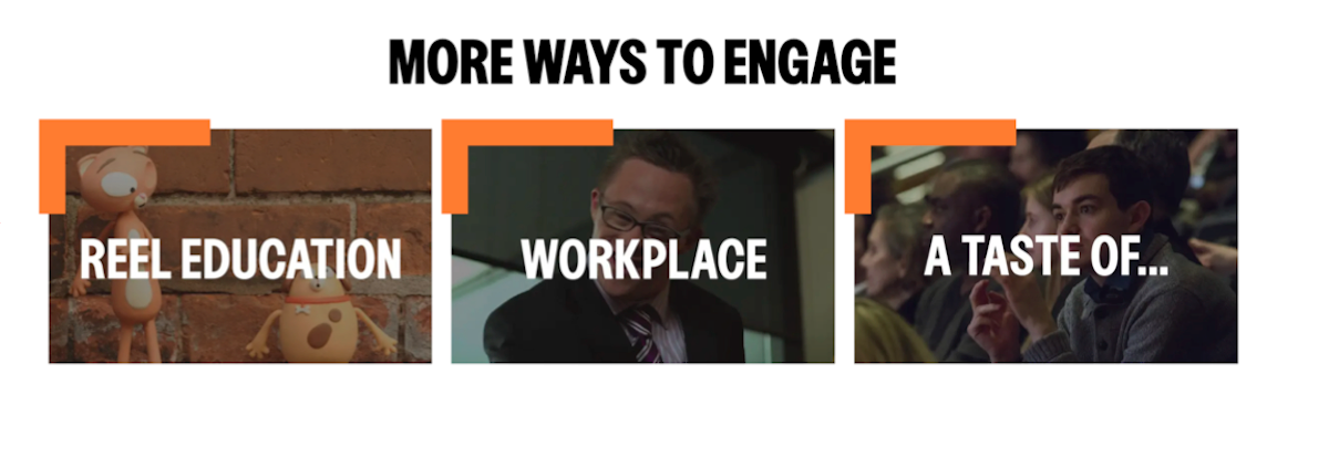 MultiColumnItemsBlock displaying a responsive grid of items with icons, titles, and descriptions in a clean multi-column layout